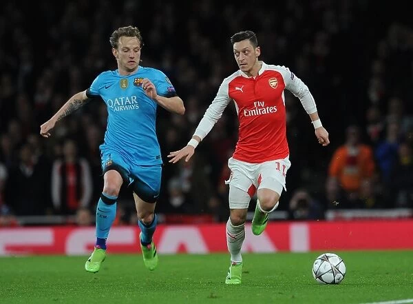 Mesut Ozil vs. Ivan Rakitic: Arsenal vs. Barcelona Clash in UEFA Champions League