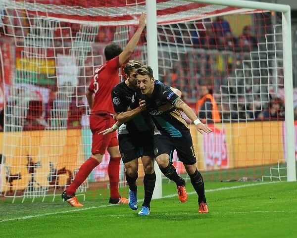 Mesut Ozil's Controversial Disallowed Goal: Bayern Munich vs. Arsenal, UEFA Champions League, 2015