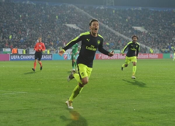 Mesut Ozil's Decisive Goal: Arsenal's Victory over Ludogorets Razgrad in the 2016-17 UEFA Champions League