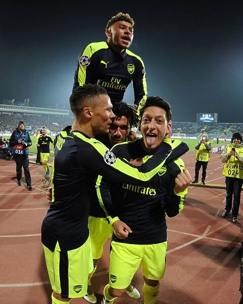 Mesut Ozil's Hat-Trick: Arsenal's Thrilling Victory Over Ludogorets Razgrad in the 2016-17 UEFA Champions League