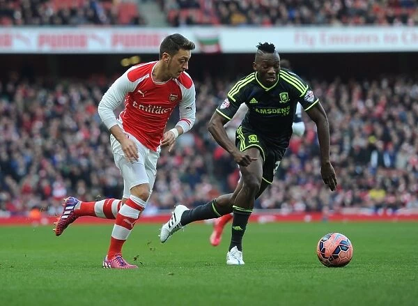 Mesut Ozil's Magic: Outsmarting Albert Adomah in Arsenal's FA Cup Triumph