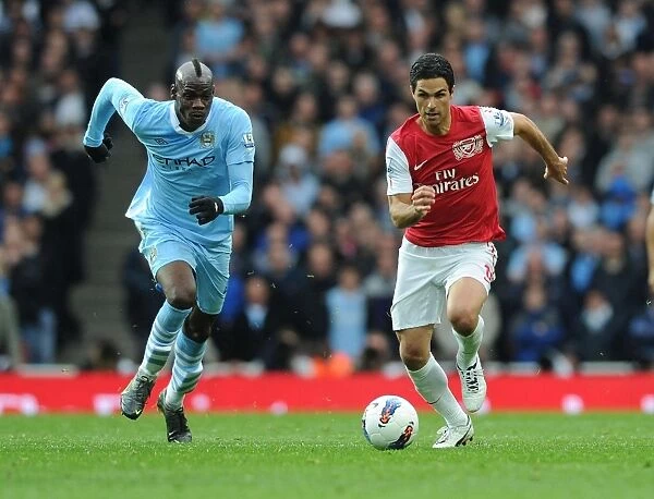 Mikel Arteta Outmaneuvers Mario Balotelli: Arsenal vs Manchester City, Premier League Showdown (2012)