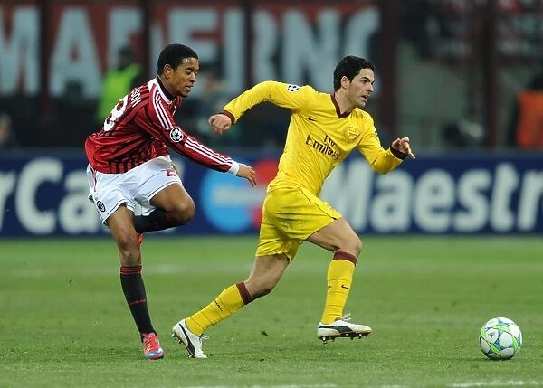 Mikel Arteta Outruns Urby Emanuelson: Intense Moment from AC Milan vs. Arsenal, UEFA Champions League 2012
