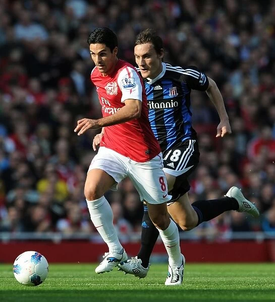 Mikel Arteta's Goal Seals 3-1 Arsenal Victory over Stoke City (2011)