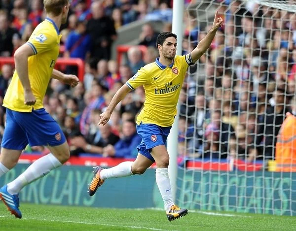 Mikel Arteta's Historic Goal: Arsenal's Victory over Crystal Palace in the 2013-14 Premier League