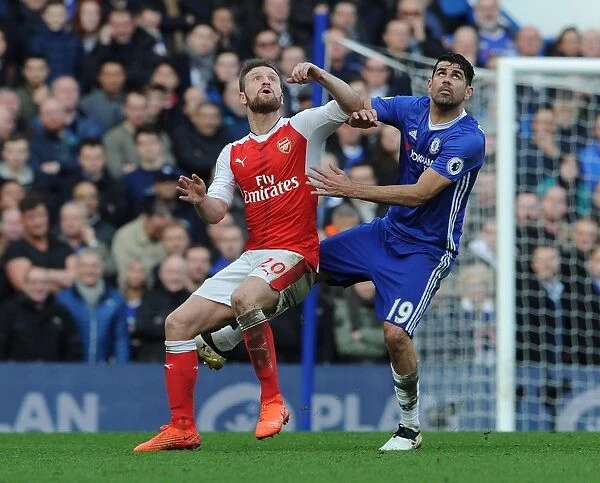Mustafi vs Costa: Intense Clash Between Chelsea and Arsenal in Premier League