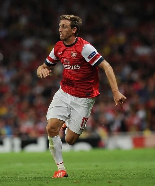 Nacho Monreal in Action: Arsenal vs. Fenerbahce, UEFA Champions League Play-offs (2013)