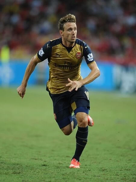 Nacho Monreal in Action: Arsenal vs Singapore XI, Barclays Asia Trophy 2015