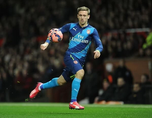 Nacho Monreal in Action: Manchester United vs. Arsenal, FA Cup Quarterfinal, 2015