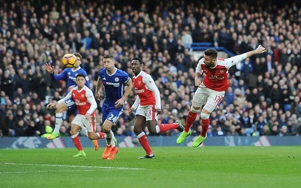 Olivier Giroud Scores the Decisive Goal: Chelsea vs. Arsenal, Premier League 2016-17