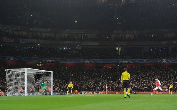 Olivier Giroud Scores Penalty: Arsenal vs Paris Saint-Germain, Champions League 2016-17