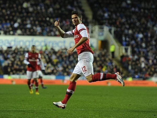 Olivier Giroud Scores Second Goal: Arsenal vs. Reading, Capital One Cup 2012-13
