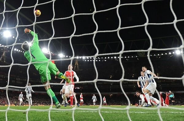 Olivier Giroud Scores the Winning Goal: Arsenal vs. West Bromwich Albion, Premier League 2016-17