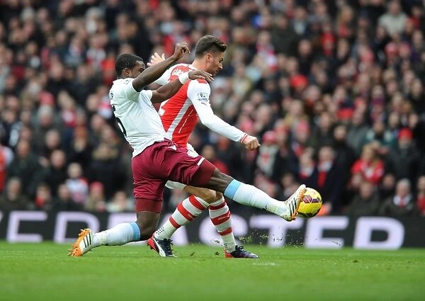 Olivier Giroud's Chip: Arsenal's Winning Goal Against Aston Villa (2014-15)