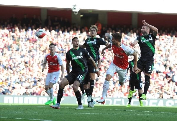 Olivier Giroud's Goal: Arsenal Tops Stoke City in Premier League Clash, September 2015