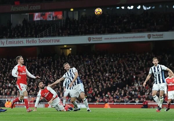 Olivier Giroud's Pressure-Cooker Goal: Arsenal's Dramatic Victory Over West Bromwich Albion, 2016-17