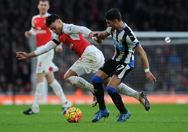 Oxlade-Chamberlain vs Perez: Battle at Emirates Stadium - Arsenal vs Newcastle United (Premier League 2015-16)