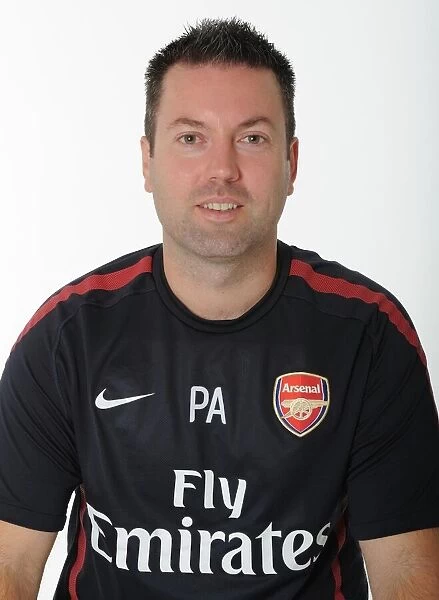 Paul Akers (Arsenal Kit Man). Arsenal 1st Team Photocall and Membersday