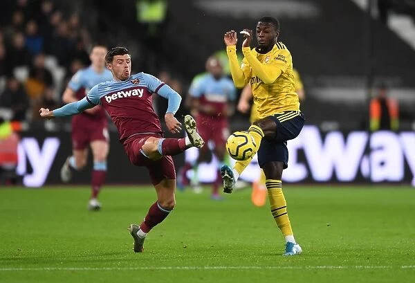 Pepe Under Pressure: West Ham vs. Arsenal, Premier League Clash, London, 2019