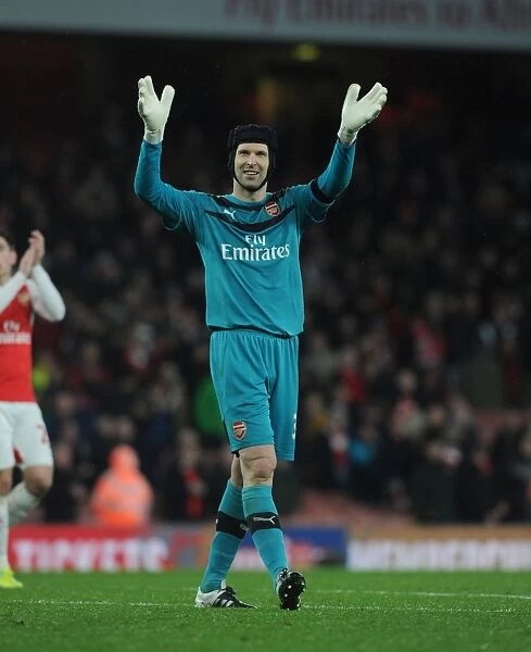 Petr Cech's Reaction: Arsenal vs Newcastle United, Premier League 2015-16
