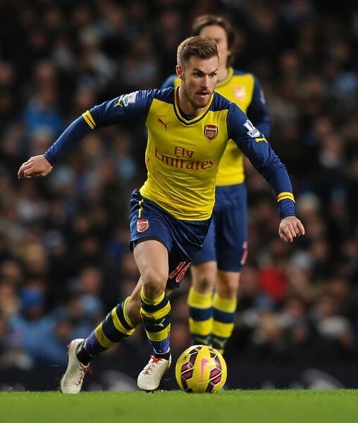 Ramsey in Action: Manchester City vs. Arsenal, Premier League 2014-15