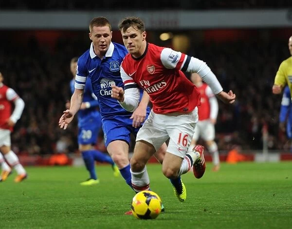 Ramsey Outruns McCarthy: Arsenal vs. Everton, Premier League, 2013