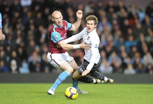 Ramsey vs. Collins: Stalemate at Villa Park - Arsenal vs. Aston Villa, Barclays Premier League, 2010