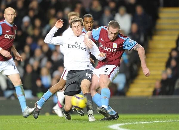 Ramsey vs. Dunne: Stalemate at Villa Park - Arsenal vs. Aston Villa, Barclays Premier League, 2010