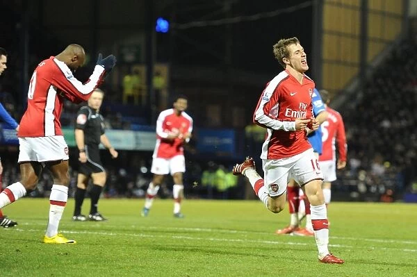 Ramsey's Triumph: Arsenal's 3rd Goal vs. Portsmouth (30 / 12 / 2009)