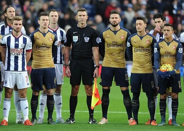 Respect for France: Arsenal and West Bromwich Albion Players Unite Before Premier League Match (November 2015)