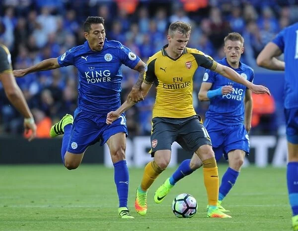 Rising Above: Holding's Determined Stride Against Leicester in the 2016-17 Premier League Battle