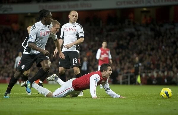 Robin van Persie in Action: Arsenal vs. Fulham (2011-12)