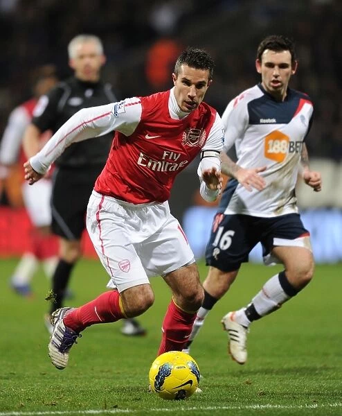 Robin van Persie in Action: Arsenal vs. Bolton Wanderers, Premier League 2011-12
