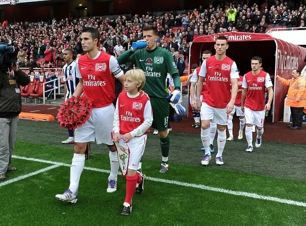 Robin van Persie Leads Arsenal Out at Emirates Stadium (2011-12): Arsenal vs. West Bromwich Albion