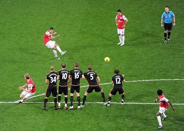 Robin van Persie's Free Kick: Arsenal vs. Wolverhampton Wanderers, 2011-2012