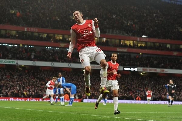 Robin van Persie's Triumph: Arsenal's Unforgettable 3-0 Victory Over Wigan Athletic