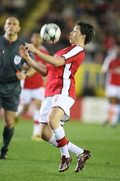 Samir Nasri in Action: Arsenal vs. Villarreal, UEFA Champions League Quarterfinal 1st Leg (1:1)