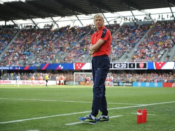 SAN JOSE, CALIFORNIA - JULY 28: Arsenal manager Arsene Wenger during the MLS All-Star Game between the MLS All-Stars