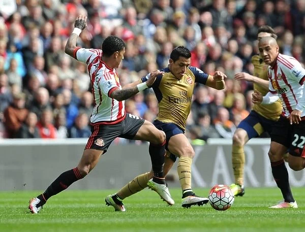 Sanchez vs van Aanholt: A Premier League Battle at Sunderland (2015-16)