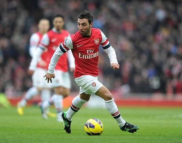 Santi Cazorla in Action: Arsenal vs Aston Villa, Premier League 2012-13