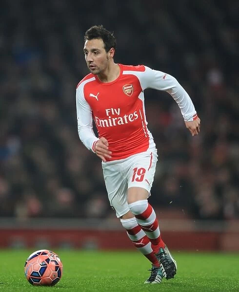 Santi Cazorla: Arsenal's FA Cup Star in Action Against Hull City (2014-15)