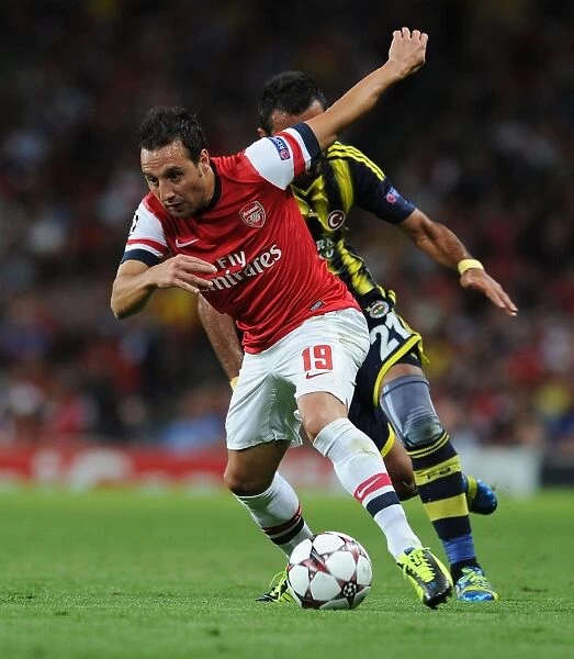 Santi Cazorla Dashes Past Selcuk Sahin: Arsenal vs Fenerbahce UEFA Champions League Play-offs (2013)