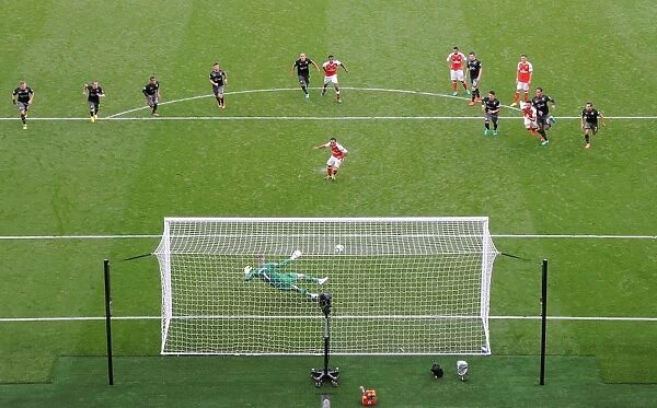 Santi Cazorla Scores Penalty Goal: Arsenal vs Southampton (2016-17)