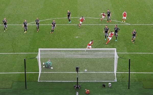 Santi Cazorla's Penalty: Arsenal's Decisive 2-0 Win Against Southampton (2016-17)