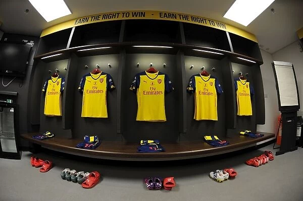 Behind the Scenes: Arsenal's FA Cup Final Preparations in the Changing Room, 2015