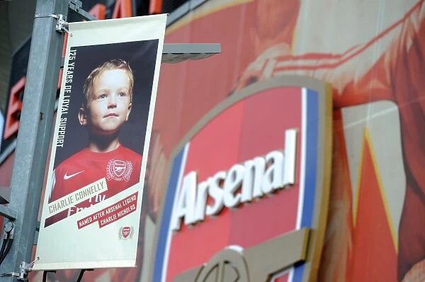 Sea of Flags: Arsenal's Emirates Stadium Transformed in International Soccer Fever