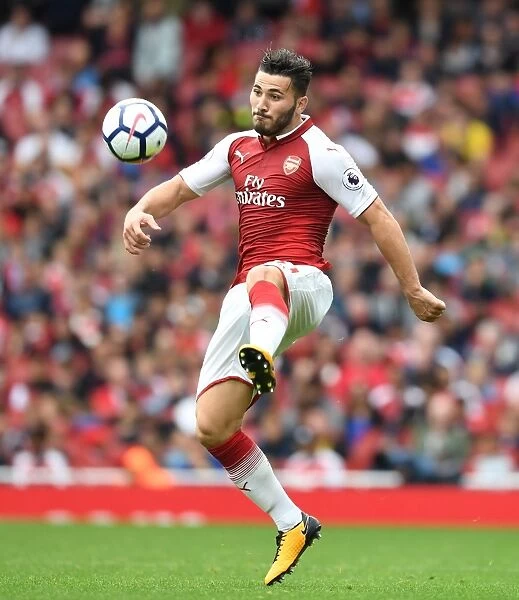 Sead Kolasinac: In Action for Arsenal Against AFC Bournemouth, Premier League 2017-18