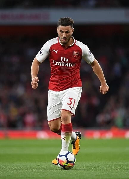 Sead Kolasinac: In Action Against Leicester City, Arsenal 2017-18