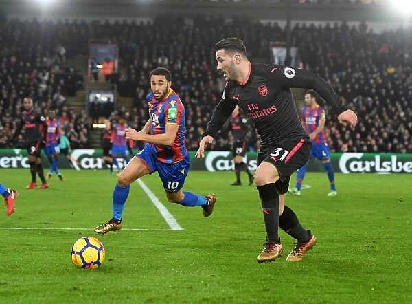 Sead Kolasinac vs Andros Townsend: A Battle for Supremacy in the Arsenal vs Crystal Palace Premier League Clash (December 2017)