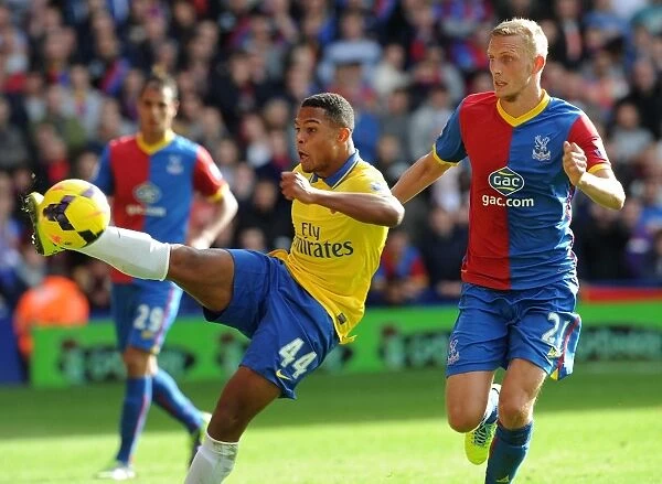Serge Gnabry vs. Dean Moxey: Intense Battle in Crystal Palace vs. Arsenal (2013-14)